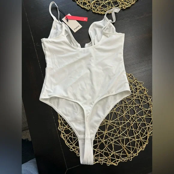 Popilush Shapewear Bodysuits for Women Tummy Control Shapewear Deep V Corset - Picture 7 of 9